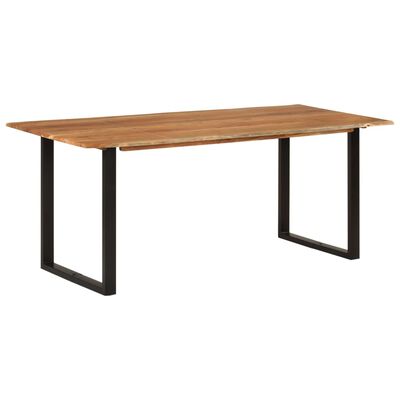 vidaXL طاولة طعام 180×90×76 سم خشب أكاسيا صلب