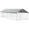 vidaXL منزل كلب خارجي مع سقف 150x200x600 سم