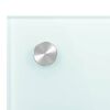 vidaXL زجاج مطبخ أبيض 60x90 سم من الزجاج المقوى vidaXL