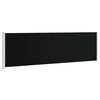 317964 vidaXL Patio Retractable Side Awning 180x600 cm Black - Untranslated