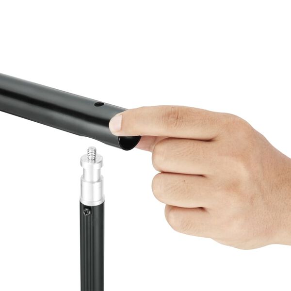 vidaXL نظام دعم خلفية التصوير 600×300 سم أخضر