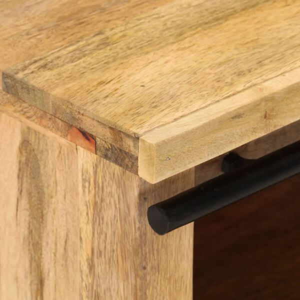 vidaXL خزانة تلفزيون 90×35×40 سم خشب مانجو صلب