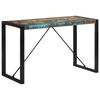 vidaXL طاولة طعام 120&times;55&times;76 سم خشب صلب مستصلح