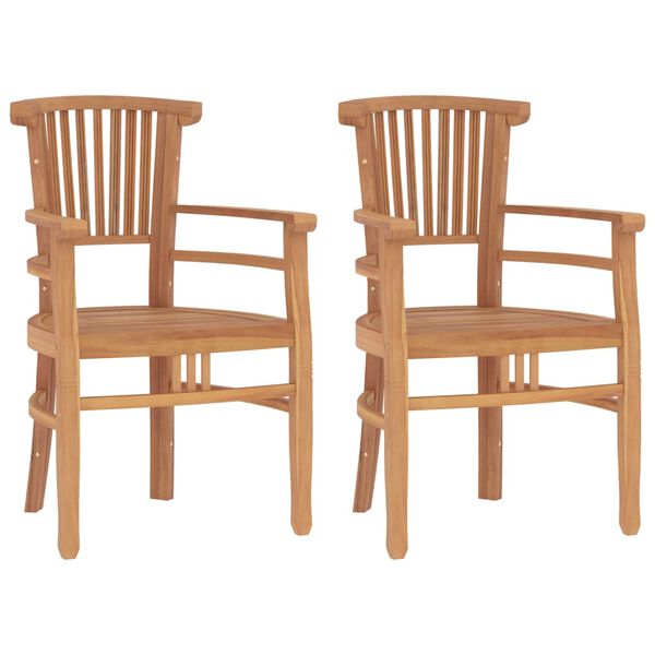 vidaXL عدد 3 قطع طقم سفرة حديقة خشب ساج صلب