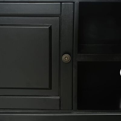 vidaXL خزانة تلفزيون 90×30×40 سم خشب أسود