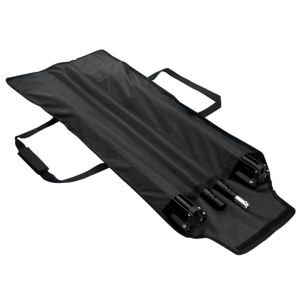 vidaXL نظام دعم خلفية التصوير 300×300 سم أسود