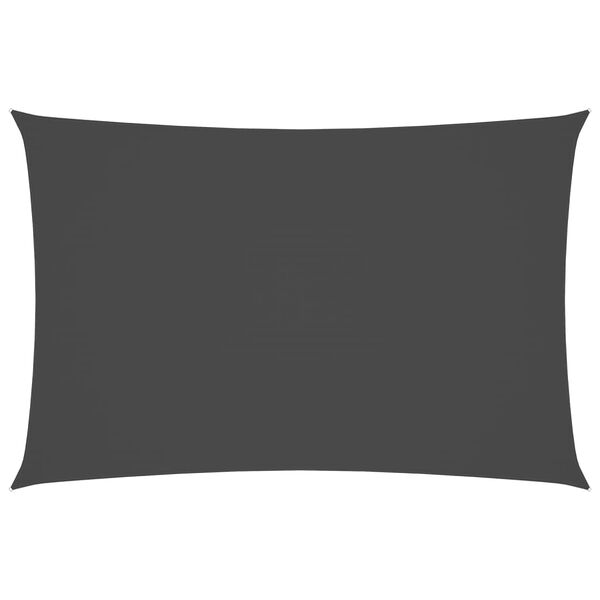 vidaXL مظلة شراعية قماش أكسفورد مستطيلة 2&times;4 م أنثراسيت