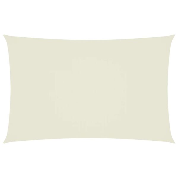 vidaXL مظلة شراعية قماش أكسفورد مستطيلة 5×8 م كريمي
