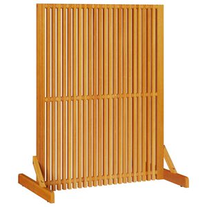 vidaXL شاشة خصوصية بني 79.5 &times; 50 &times; 110 سم خشب الأكاسيا الصلب
