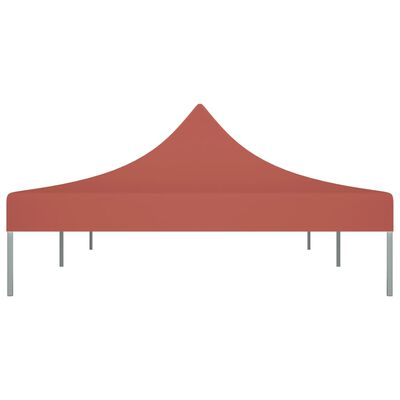 vidaXL سقف خيمة حفلات 6×3 م قرميدي 270 جم/م²