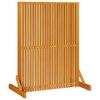 vidaXL شاشة خصوصية بني 79.5 &times; 50 &times; 110 سم خشب الأكاسيا الصلب