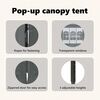 vidaXL خيمة حفلات قابلة للطي مع جدران جانبية أنثراسيت 6x3 م
