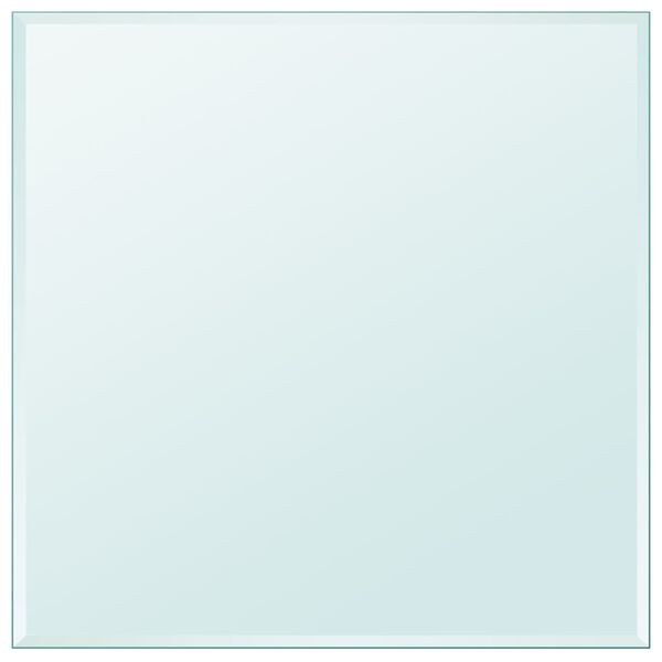 vidaXL سطح طاولة زجاج مقوى مربع 800×800 ملم
