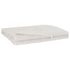 vidaXL بطانية وزن أبيض 200 x 225 cm 9 kg 100% قطن 205T