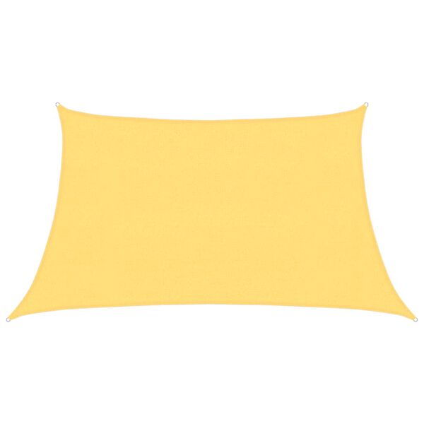 vidaXL مظلة شراعية 160 جم/م² بيج 3/4×2 م HDPE