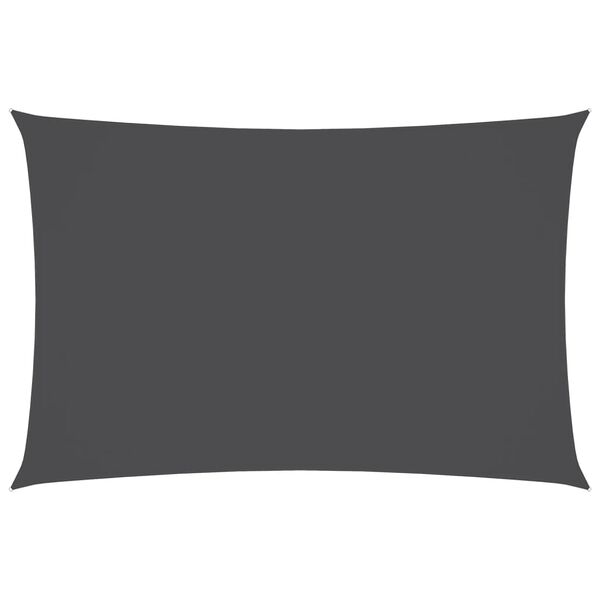 vidaXL مظلة شراعية قماش أكسفورد مستطيلة 6&times;8 م أنثراسيت