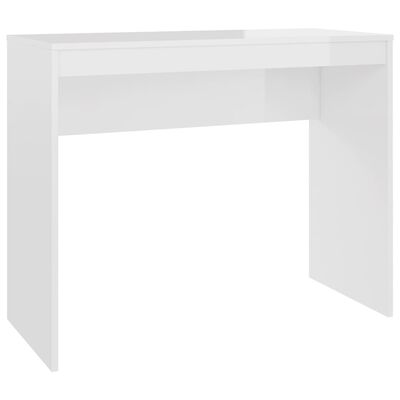 vidaXL 802243 vidaXL Desk High Gloss White 90x40x72 cm Chipboard (AU/US only)