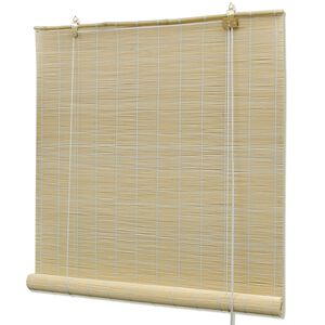 vidaXL ستارة رول 80&times;220 سم طبيعي
