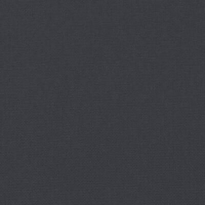 vidaXL وسادة مقعد حديقة أسود 50×50×10 سم قماش
