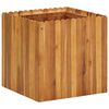 vidaXL حوض حديقة مرتفع 50&times;50&times;50 سم خشب أكاسيا صلب