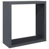 vidaXL رف حطب بلون أنثراسيت، 100&times;40&times;100 سم، مصنوع من الفولاذ