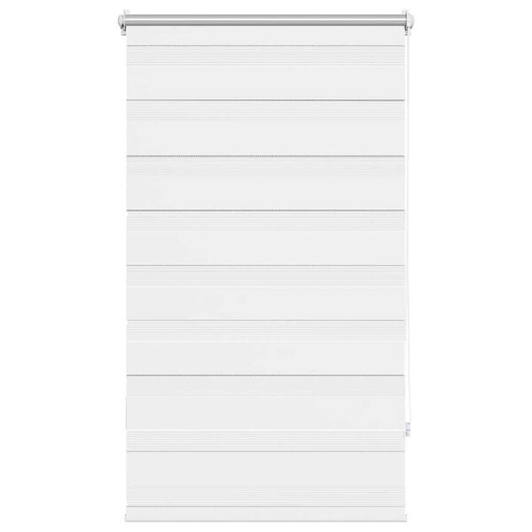 vidaXL ستارة زيبرا 90&times;150 سم أبيض