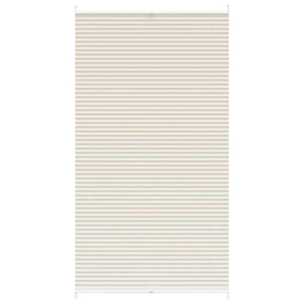 vidaXL ستارة بليسيه 100&times;200 سم كريمي