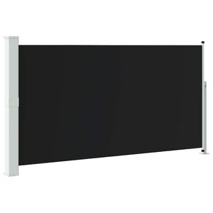 vidaXL مظلة جانبية للفناء والشرفة 160&times;300 سم أسود