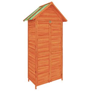 vidaXL كشك أدوات حديقة لون بني 175x52,5x89 سم خشب صنوبر صلب