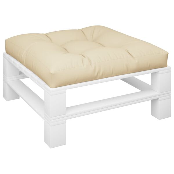 vidaXL وسادة كنبة طبليات بيج 70&times;70&times;10 سم