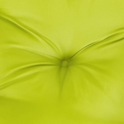 vidaXL وسادة مقعد حديقة أخضر ساطع 150×50×7 سم قماش