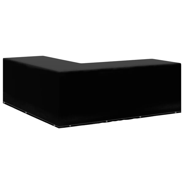 vidaXL أغطية أثاث حديقة 2 ق 12 فتحة تثبيت 250&times;250&times;90 سم