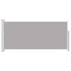 vidaXL مظلة جانبية قابلة للسحب 140×300 سم رمادي