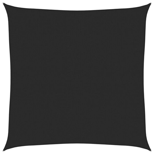 vidaXL مظلة شراعية 160 جم/م² أسود 4×4 م HDPE