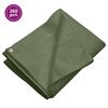 vidaXL Tarpaulin 260 g/m&sup2; 6x12 m Green HDPE - Untranslated