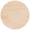 vidaXL سطح طاولة قطر 2,5x40 سم خشب صنوبر صلب