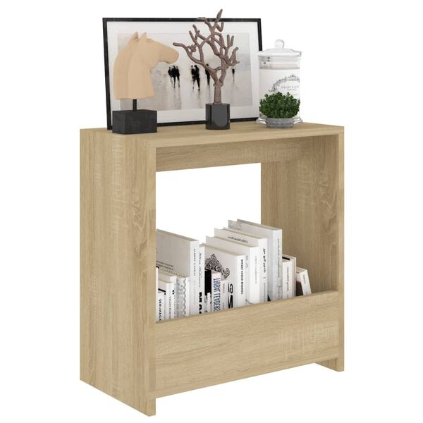 vidaXL طاولة جانبية سونوما أوك 50×26×50 سم خشب صناعي