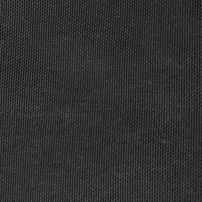 vidaXL مظلة شراعية قماش أكسفورد مثلثة الشكل 3.6×3.6×3.6 سم أنثراسيت