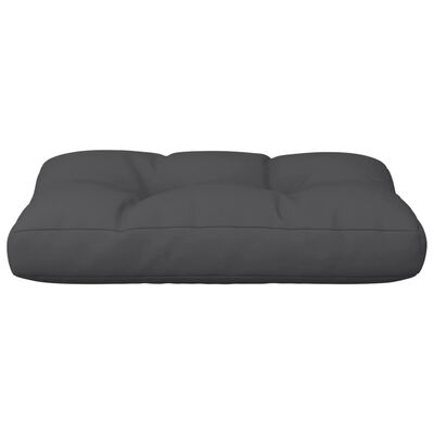 vidaXL وسادة أريكة طبليات أسود 50×40×10 سم