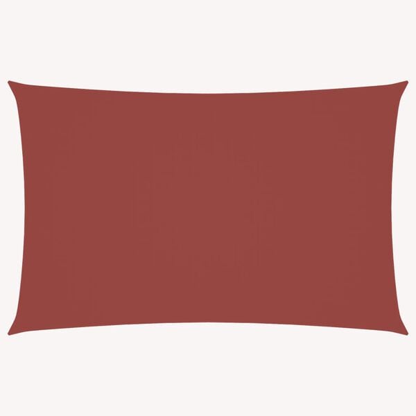 vidaXL مظلة شراعية قماش أكسفورد مستطيلة 4&times;7 م قرميدي