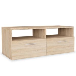 vidaXL خزانة تلفزيون خشب صناعي 36x35x95 سم أوك
