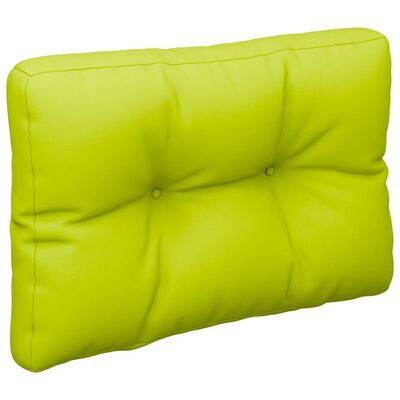 vidaXL وسادة أريكة طبليات أخضر ساطع 60×40×10 سم