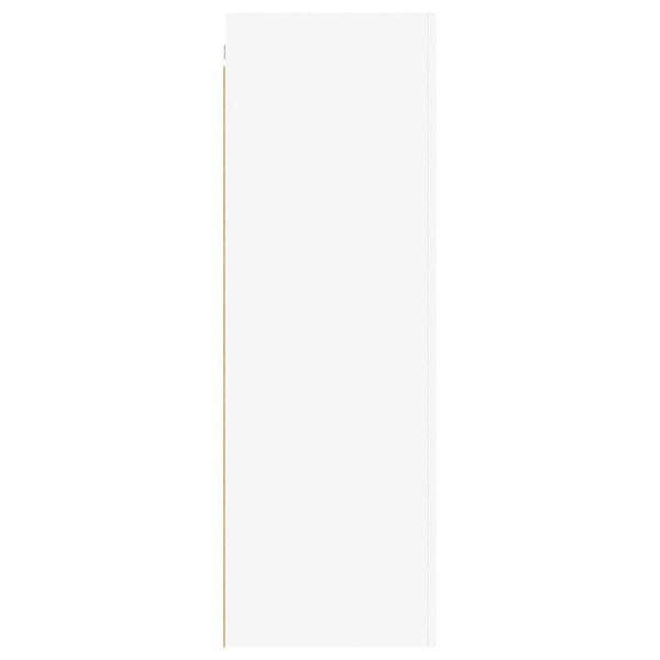 vidaXL خزانة تلفزيون أبيض 30.5&times;30&times;90 سم خشب صناعي