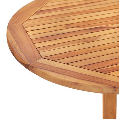 vidaXL طاولة حديقة قابلة للطي شكل فراشة 120×70×75 سم خشب ساج صلب