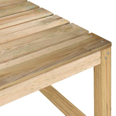 vidaXL طاولات طبليات حديقة 2 ق 60×60×36.5 سم خشب صنوبر مُشرَّب
