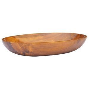 vidaXL حوض من خشب الساج الصلب 60&times;40&times;10 سم