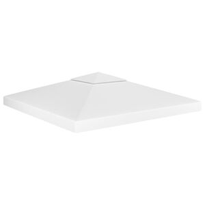 vidaXL غطاء جازيبو علوي بطبقتين 310 جرام/م&sup2; 3&times;3 م أبيض