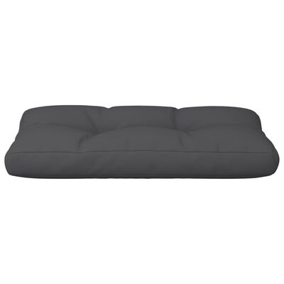 vidaXL وسادة أريكة طبليات أسود 80×40×10 سم