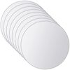 3051491 vidaXL 16 pcs Mirror Tiles Round Glass (244463x2) - Untranslated