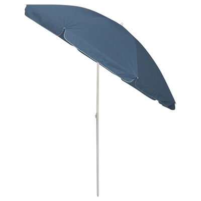 vidaXL مظلة شاطئ أزرق 240 سم